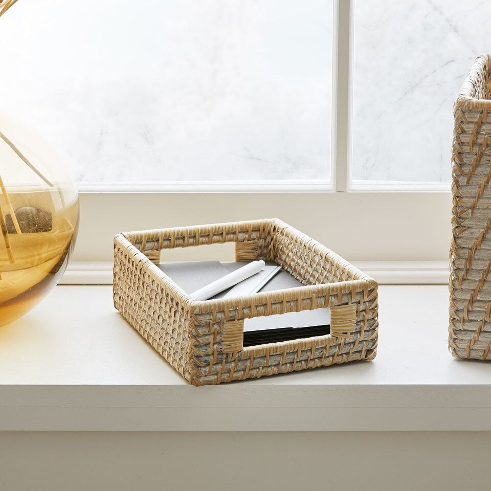 Modern Weave Storage Bin West Elm UK